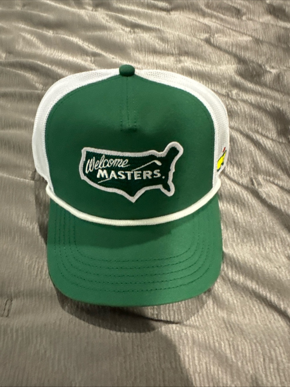 Masters Golf Tournament Green Vintage Truckers Hat Augusta New